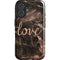 Love Rose Gold Black iPhone 16 Plus Magsafe Impact Case